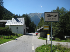 Camping Giessen im Binntal, Wallis