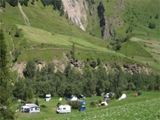 Camping Giessen im Binntal, Wallis